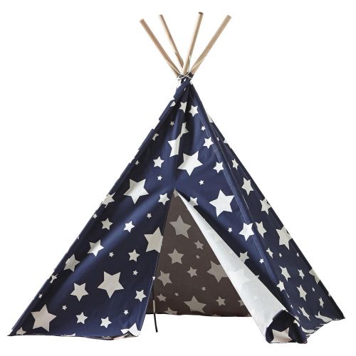  Turtleplay Children’s Teepee, Blue with White Stars