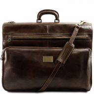 Tuscany Leather - Papeete - Garment leather bag Dark Brown - TL3056/5