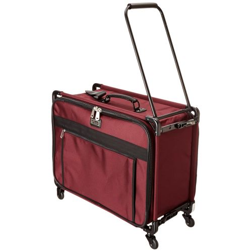  Tutto TUTTO 24 Inch Small Pullman With Garment Bag, Burgundy, One Size