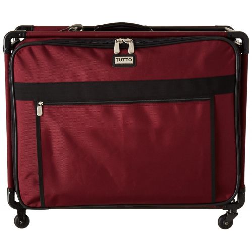  Tutto TUTTO 26 Inch Medium Pullman With Garment Bag, Burgundy, One Size