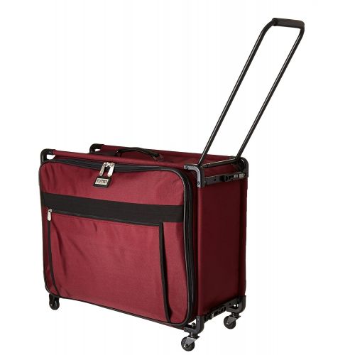  Tutto TUTTO 26 Inch Medium Pullman With Garment Bag, Burgundy, One Size