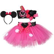 Tutu Dreams 1st 2nd 3rd 4th 5th 6th Birthday Outfit Girls 3pcs Polka Dots Tutu with Headband Set