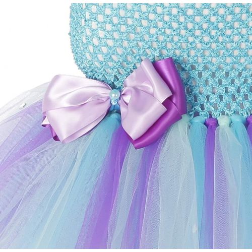  Tutu Dreams 2pcs Mermaid Princess Tutu Outfit for Girls 1-8Y Birthday Party