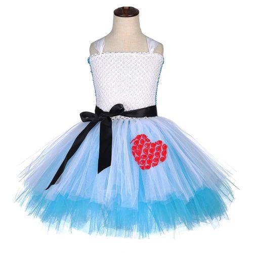  Tutu Dreams Alice in Wonderland Costume for Girls 1-8Y Birthday Party