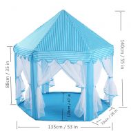 Tuuertge Mountaineering Tent Childrens Kids Play Tent Hexagonal Mesh Game Room Mosquito Net Baby Toy House For Indoor And Outdoor Garden Use Ideal For Kids Tents for Camping Backpacking ( C