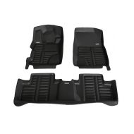 TuxMat Custom Car Floor Mats for Acura ILX 2013-2020 Models - Laser Measured, Largest Coverage, Waterproof, All Weather. The Best Acura ILX Accessory. (Full Set - Black)