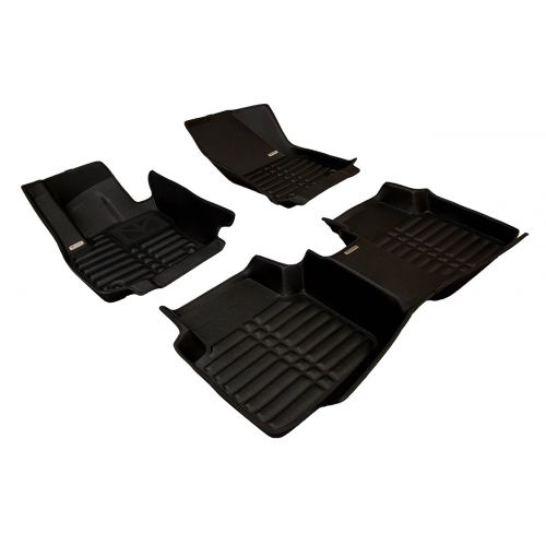  TuxMat Custom Car Floor Mats for Volkswagen Tiguan 2018-2019 Models - Laser Measured, Largest Coverage, Waterproof, All Weather. The Best Volkswagen Tiguan Accessory. (Full Set - B