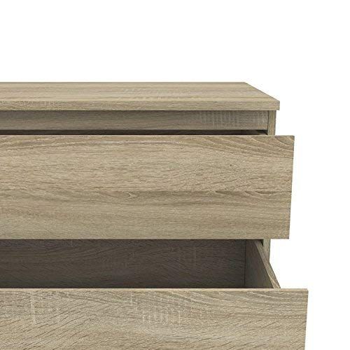  Tvilum 71094ak Aurora 3 Drawer Wide Chest Oak Structure