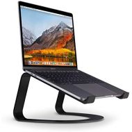 [아마존베스트]Twelve South Curve for MacBooks and Laptops | Ergonomic desktop cooling stand for home or office (matte black)
