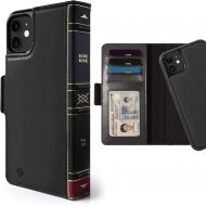 Twelve South BookBook for iPhone XS  iPhone X | 3-in-1 Leather Wallet Case, Display Stand and Removable Shell (Brown)