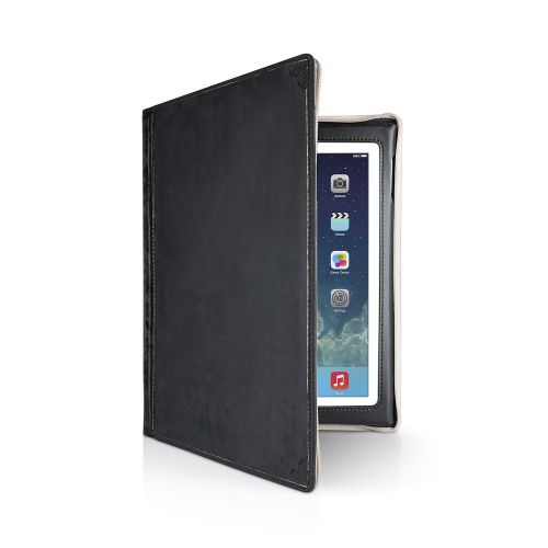  Twelve South 12-1209 BookBook for iPad, black | Vintage leather book case for iPad (2nd, 3rd, and 4th gen.)