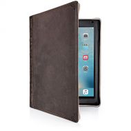 Twelve South BookBook for iPad | Leather Book case and Display Stand for 2018/2017 iPad, iPad Air (1st and 2nd gen.), Brown
