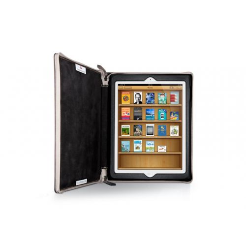  Twelve South BookBook for iPad, brown | Vintage leather book case for iPad (2nd, 3rd, and 4th gen.)