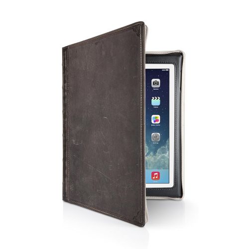  Twelve South BookBook for iPad, brown | Vintage leather book case for iPad (2nd, 3rd, and 4th gen.)