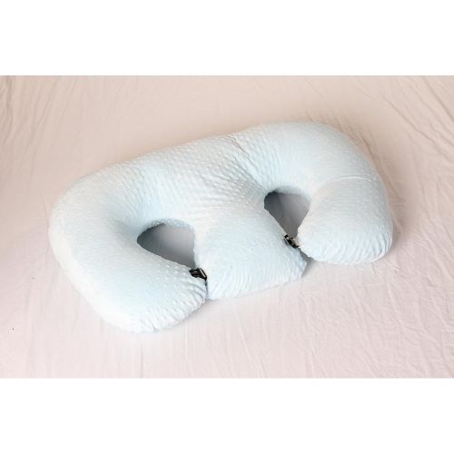  [아마존베스트]You purchased this item on February 11, 2019. THE TWIN Z PILLOW - BLUE - 6 uses in 1 Twin Pillow ! Breastfeeding, Bottlefeeding, Tummy Time,...