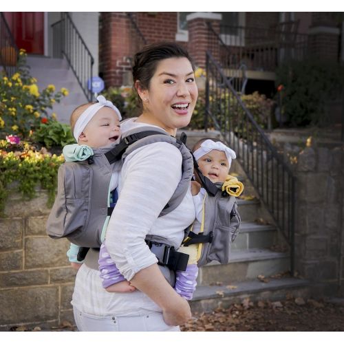  TwinGo Original Baby Carrier (Grey, Green & Yellow)