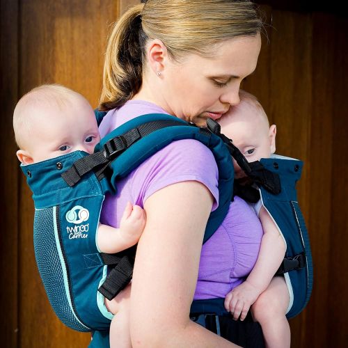  TwinGo Carrier - Air Model - Modern Teal - Great for All Seasons - Breathable Mesh - Fully Adjustable...