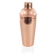 Twine 4072 Hammered Copper Cocktail Shaker, 25oz,
