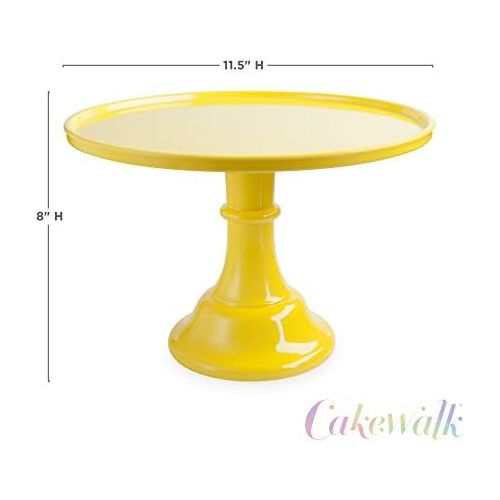  Cakewalk Melamine Cake Stand, Cupcake Stand, Home Decor, Accessory, Yellow, Set of 1