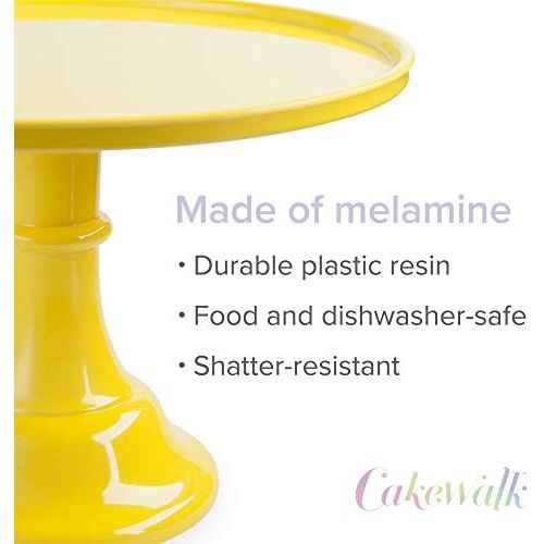  Cakewalk Melamine Cake Stand, Cupcake Stand, Home Decor, Accessory, Yellow, Set of 1