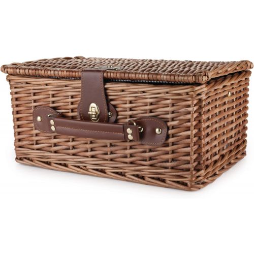  Seaside Newport Wicker Picnic Basket by Twine