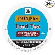 Twinings Iced Tea Unsweetened Black Tea K-Cup Pods for Keurig, Caffeinated, Refreshing, Smooth, Black Tea, 24 Count (Pack of 1)