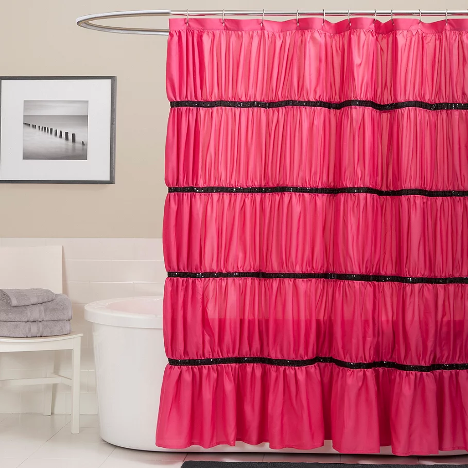 Twinkle 72-Inch x 72-Inch Shower Curtain in Pink