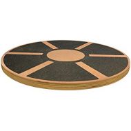 AMBER Balance Board, Wooden Wobble Board Fitness Workout Exercise Rocker Twist Trainer Abs, Arms, Legs, Core Tone, Surf, Gymnastics, Ballet, Occupational Physical Stability Training 15.5