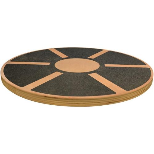  AMBER Balance Board, Wooden Wobble Board Fitness Workout Exercise Rocker Twist Trainer Abs, Arms, Legs, Core Tone, Surf, Gymnastics, Ballet, Occupational Physical Stability Training 15.5