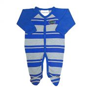 Two Feet Ahead Florida Gators NCAA Newborn Baby Long Sleeve Rugby Footed Romper