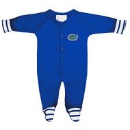 Two Feet Ahead Florida Gators NCAA Newborn Baby Long Sleeve Colored Footed Romper