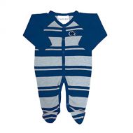 Two Feet Ahead Penn State Nittany Lions NCAA Newborn Baby Long Sleeve Rugby Footed Romper