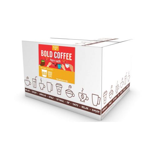  Two Rivers LLC Bold Roast Coffee Party Pack Variety Pods for Keurig K Cup Brewers, 100Count