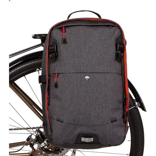  Two Wheel Gear - Pannier Backpack Convertible - 2 in 1 Bike Commuting and Travel Bag