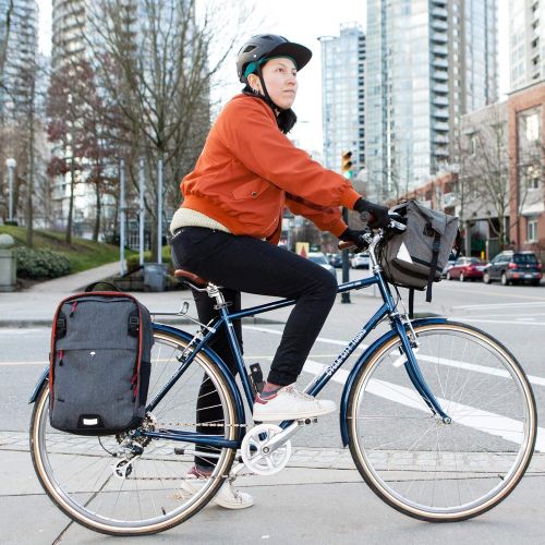  Two Wheel Gear - Pannier Backpack Convertible - 2 in 1 Bike Commuting and Travel Bag