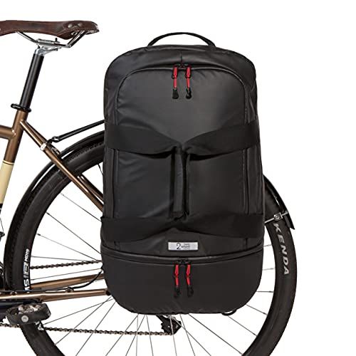  Two Wheel Gear - Pannier Duffel Bag (35 L) - 2 in 1 Bike Commuting and Travel Pannier - Large Capacity