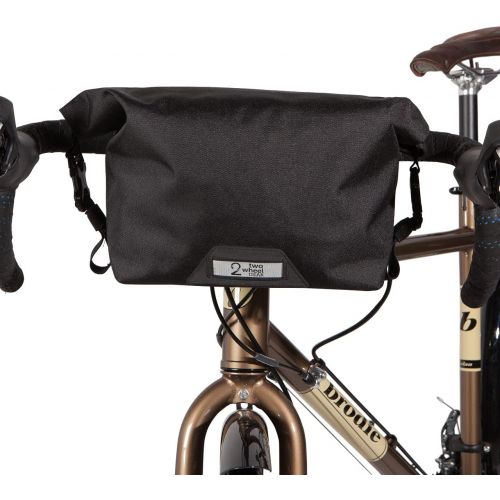  Two Wheel Gear - Dayliner Mini Roll Top Handlebar Bag (3 L) - Water Resistant with Shoulder Strap and Reflective Detail, Commuter Sling Messenger Bag