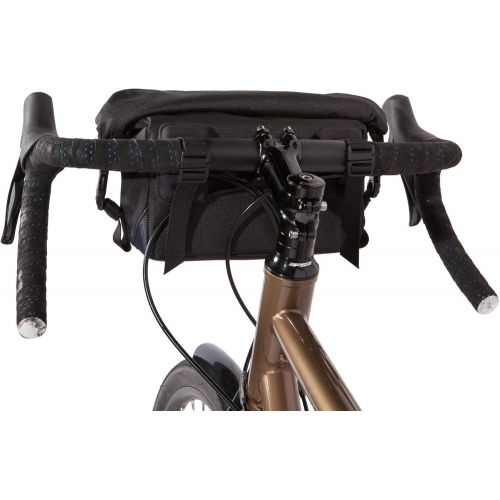  Two Wheel Gear - Dayliner Mini Roll Top Handlebar Bag (3 L) - Water Resistant with Shoulder Strap and Reflective Detail, Commuter Sling Messenger Bag