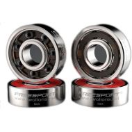 TwoLions High Speed 608RS Stainless Steel Hybrid Black Ceramic Bearings for Inline Skates or Skateboard or Scooter or Quad Roller Skates (Pack of 8)