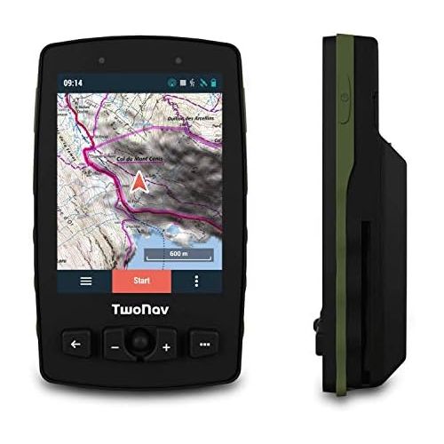  [아마존베스트]TwoNav - GPS Aventura 2 - Trekking mountaineering/joystick/3.7 inch screen/36 hours autonomy + replaceable battery/memory 16 GB + microSD/SIM card/topographical map + roads include