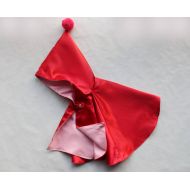 Twopointscouture Little red riding hood cape, carnival costumes, baby girl costumes, baby cape, red cloak, girls cape, Halloween costumes, red capes, Italy