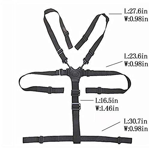  [아마존베스트]Twoworld High Chair Straps, 5 Point Harness, Harness for High Chair, High Chair Harness,Universal Baby Safe Belt Holder replacement for Stroller Wooden High Chair Pram Buggy Children Kid Pu