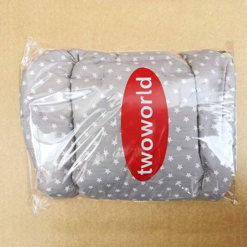  [아마존베스트]Twoworld High Chair Cushion, Large Thickening Baby Stroller/Car/High Chair Seat Cushion Liner Mat Pad Cover Protector Breathable (Fashion Gray)