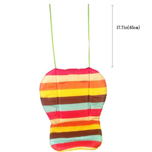  [아마존베스트]Twoworld Baby Stroller/Car/High Chair Seat Cushion Liner Mat Pad Cover Protector Rainbow Striped Water Resistant