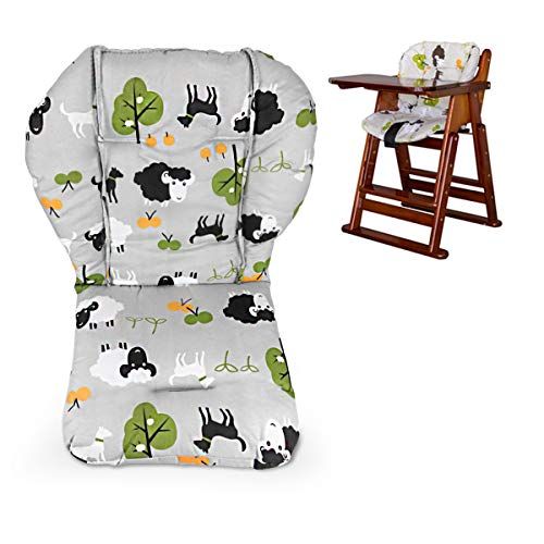  [아마존베스트]Twoworld High Chair Cushion, Large Thickening Baby Stroller/Car/High Chair Seat Cushion Liner...