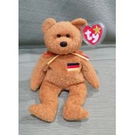 Ty Beanie Baby GERMANIA the German Exclusive Bear wmany Errors Gasport *MWMT
