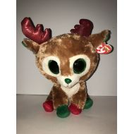 Ty TY ALPINE REINDEER 9" BEANIE BOOS-NEW, MINT TAG, RETIRED-READY FOR SNOW MUCH FUN