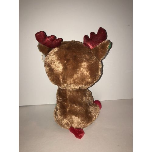  Ty TY ALPINE REINDEER 9" BEANIE BOOS-NEW, MINT TAG, RETIRED-READY FOR SNOW MUCH FUN
