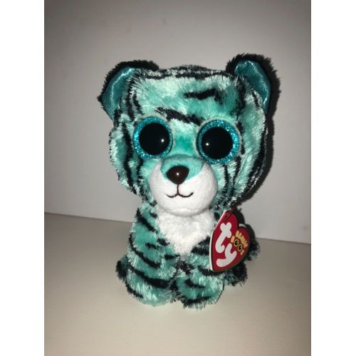  Ty TY TESS BLUE TIGER BEANIE BOOS**JUSTICE*