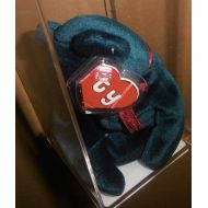Ty RARE! Authenticated TY 2nd gen New Face Jade Teddy Beanie Baby